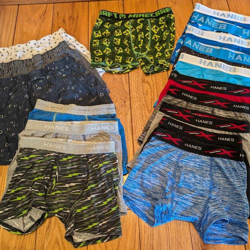 Large Lot Of Boys Underwear